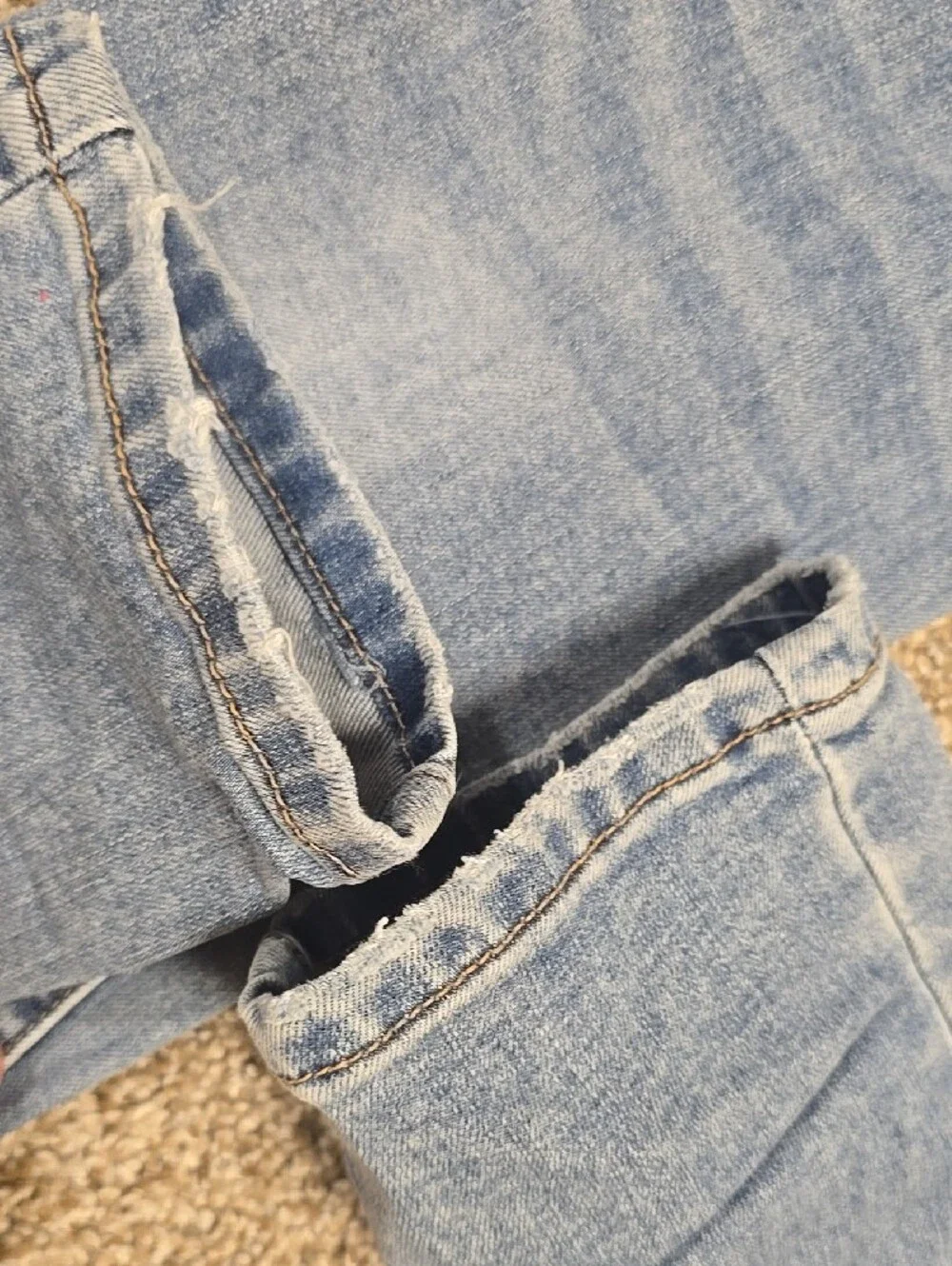 Light Blue Distressed Girl's Jeans
